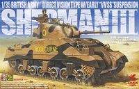 British Army Sherman III Direct vision type (W early "VVSS" suspension)