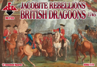 Jacobite Rebellion. British dragoons 1745