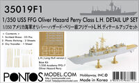 US Navy FFG Oliver Hazard Perry Class Long Hull Detail Up Set (for Academy USS Oliver Hazard Perry FFG-7/ USS Reuben James FFG-57) - Image 1