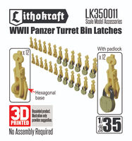 WWII Panzer Turret Bin Latches
