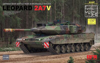German Main Battle Tank Leopard 2A7V with Workable Tracks