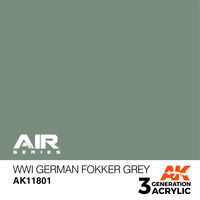 AK 11801 WWI German Fokker Grey