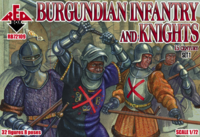 Burgundian infantry and knights 1 set 15 century