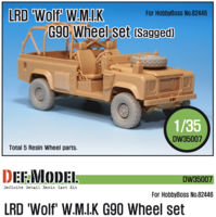 LRD XD Wolf W.M.I.K G90 Sagged Wheel set (for Hobbyboss 1/35) - Image 1