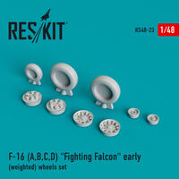 F-16 (A,B,C,D) Fighting Falcon Early (Weighted) Wheels Set