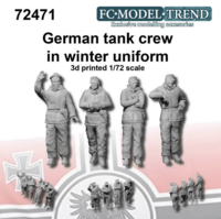 German tank crew in winter uniform