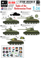 Byelorussian Front. T-34 m/43, PT-34 m/43 and T-34-85. - Image 1