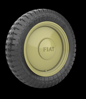 Fiat 508 Road wheels (Crosscountry)