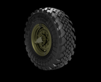 Kamaz M-5450 “Mustang” Road wheels