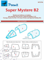 Canopy mask for Super Mystere B2 Special Hobby